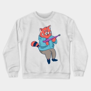 Penjahat panda merah Crewneck Sweatshirt